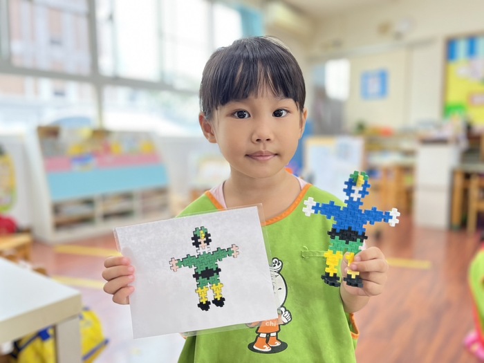 組合建構-小加加積木-平面與方位圖片