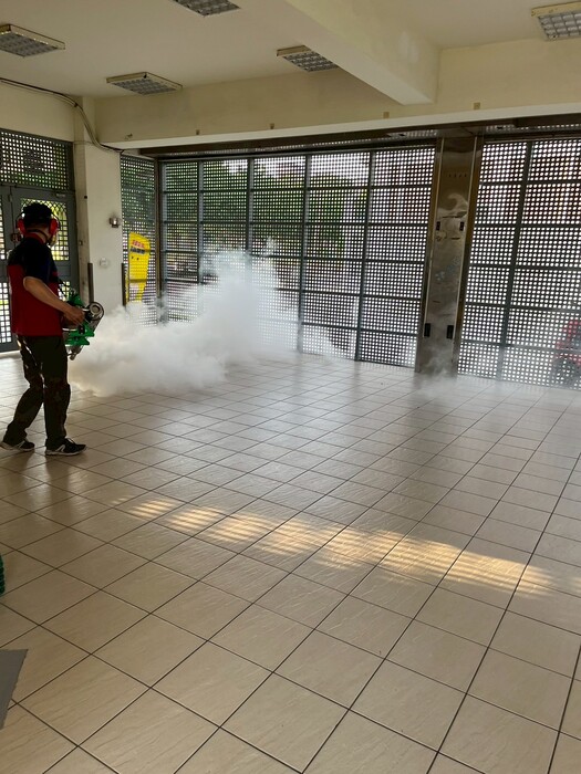 園所公共區域消毒圖片
